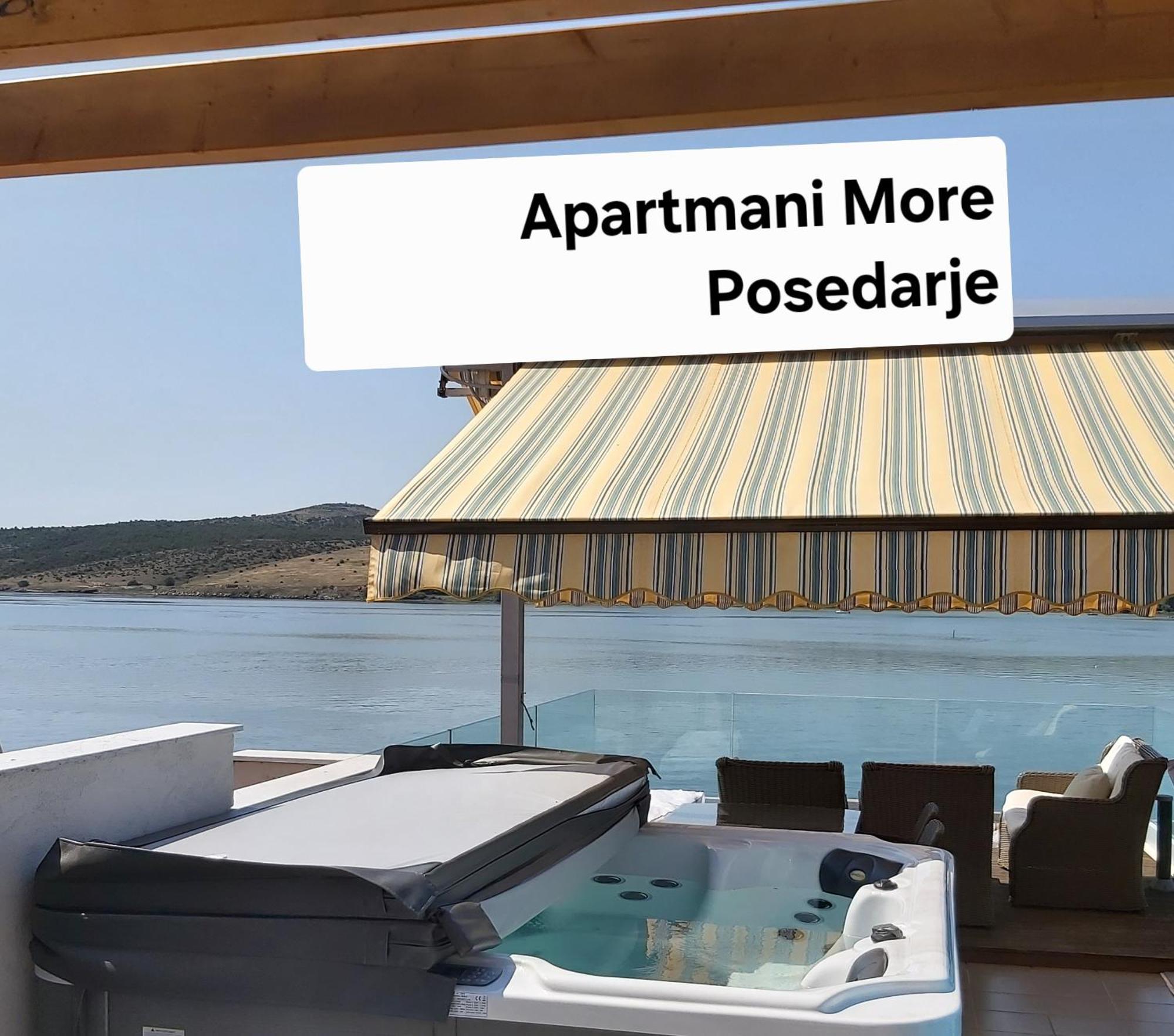 Luxury Apartment By The Sea With Private Whirlpool And Terrace 50M2 Posedarje Extérieur photo